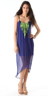 Twelfth St. by Cynthia Vincent Embroidered Cascade Dress