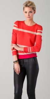 EDUN Color Blocked Stripe Sweater