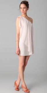 alice + olivia One Shoulder Drape Dress