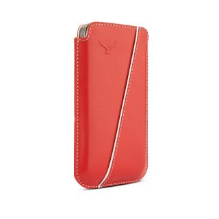 Otto Case Kios Deigo Slim Leather Pouch iPhone 4 4S Phone Wallet Red
