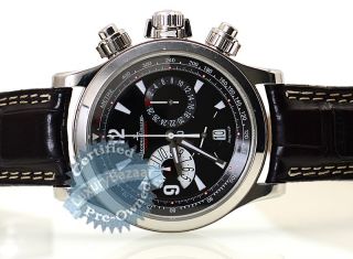 Jaeger LeCoultre Master Compressor Chronograph   Steel. Pre Owned Box