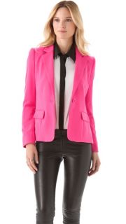 alice + olivia Elyse One Button Blazer