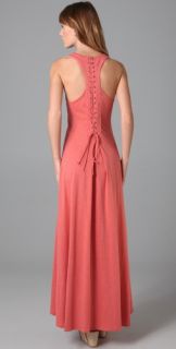 Elizabeth and James Kennedy Lace Up Long Dress