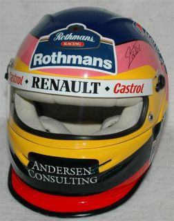 Jacques Villeneuve Signed 1997 WC Replica F1 Helmet