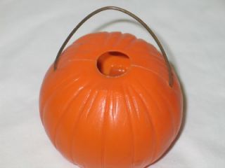 Vintage Tico Rosbro Era Plastic Halloween Jack O Lantern Candy