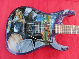 Jackson Guitar with Brand New Seymour Duncan and Grave Yard Mural