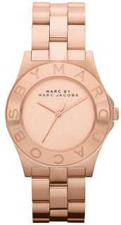 Marc by Marc Jacobs Womens MBM3127 Blade Rose Gold Watch
