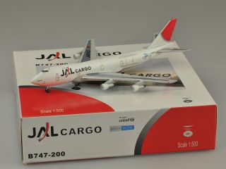 JAL B747 200F Cargo Diecast Models Netmodels Scale 1 500