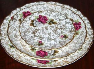 Old Foley James Kent Staffordshire 3 Tiered Cake Plate