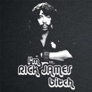 Rick James Bitch Funny TV Pimp Comedy Retro T Shirt