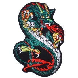 Classic Large Colorful Dragon Bag or Jacket Patch