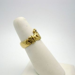 James Avery 14k Gold Adorned Claddagh Ring Sz 6