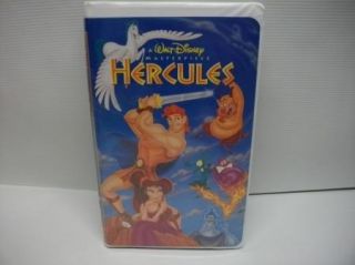 Walt Disney Hercules Kids Cartoon Movie Claim Shell VHS Video Tape