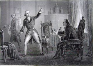 James Wolfe Prime Minister William Pitt 1859 Print