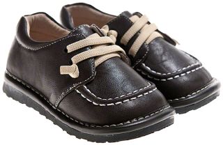  Toddler Childrens Leather Squeaky Shoes Kickers Style in Brown