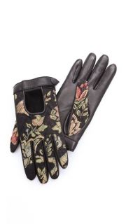 Rag & Bone Chevron Quilted Driving Gloves