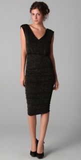 alice + olivia Mid Length Ruched Dress