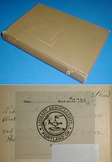 JAMES LEE Portland Oregon author 1906 W F Conners SIGNED private press