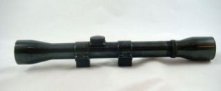 Vintage Weaver Marksman U s A 4X Rifle Scope with Mounting Rings