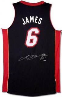 Autographed Lebron James Authentic Jersey Upper Deck Certified