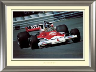 James Hunt McLaren M23 United States F1 GP 1977 F1 Print A23