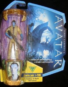 Avatar Jake Scully RARE Fully Clothed Rifle New 3 D Tag