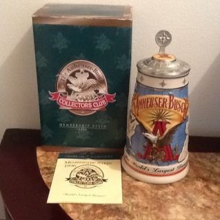 CB3   WORLDS LARGEST BREWER, ANHEUSER BUSCH COLLECTORS CLUB 1996 By