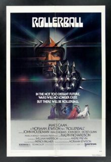 Rollerball 1sh Original James Caan Movie Poster 1975