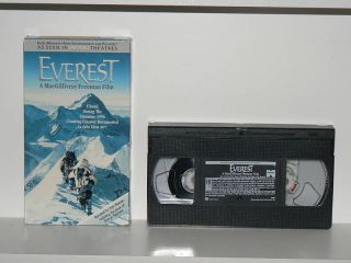IMAX Everest Narrated by Liam Neeson VHS 1999