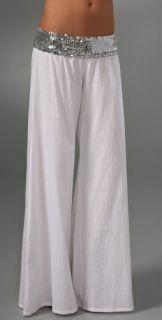 Tbags Los Angeles Wide Leg Pants with Sequins