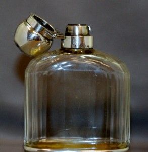  STERLING SILVER AND CUT CRYSTAL BRANDY BOTTLE BY Charles James Fox