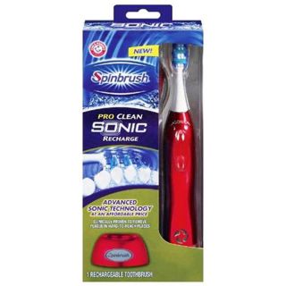 Arm Hammer Pro Clean Sonic Recharge Rechargeable Spinbrush Toothbrush