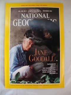 National Geographic 12 95 Vol 188 No6 Jane Goodall