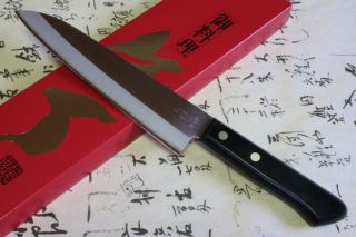 Japanese sushi chef knife kanetsune dp hagane steel gyuto 180mm seki