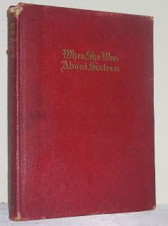 When She Was About Sixteen by James Whitcomb Riley with Illustrations