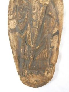 Canterbury Art Craft Pottery Hand Made Signed Saint Thomas Becket Wall