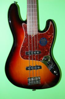 Fender American Standard Fretless Jazz Bass Sunburst SKB Hardcase 019