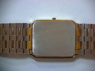  1980s Jean Lassale Seiko GF Tank Thinline Style Watch Boxed