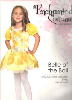 Yellow Princess Belle of The Ball Dress Pretend Play Dress Up Costume