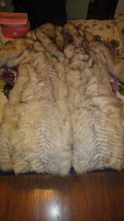 Jean Claude Fur Coat Fitch Fox Coyote