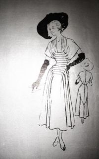 1930s Sewing Pattern #1057 Vintage PAQUIN Vogue Original Paris Model