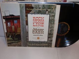 Johnny Cash Rock Island Line Jeannie C Riley LP SYS5288