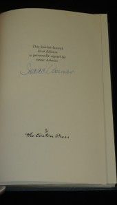 Isaac Asimov Prelude to Foundation Signed First Edition Easton Press