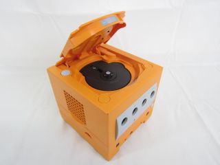  Game Cube Orange Console System Import Japan Video Game 0418
