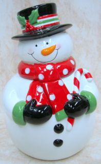 Burton Burton Snowman Cookie Jar Christmas 110881