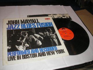 1972 John Mayall Jazz Blues Fusion Live in Boston New York LP PD 5027