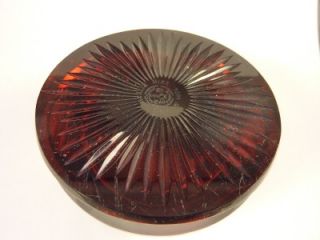  Baccarat Faceted Sulfide Jean Jacques Rousseau Paperweight 1974