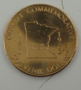 Gold Coin Commemrotive Dollar Centennial Minnesota