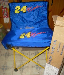Jeff Gordon 24 NASCAR Racing Folding Chair Brand New with Carrying Bag
