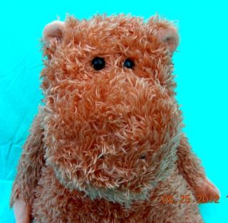 RARE Jellycat Plush Stuffed Bunglie Orange Hippo Hippopotamus 15